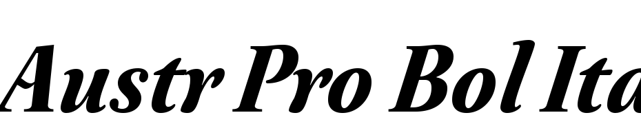 Austr Pro Bol Ita Font Download Free